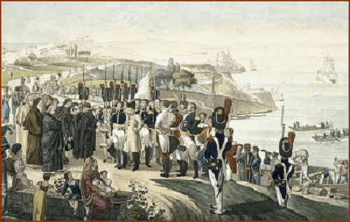 Napoléon débarque sur L’île d’Elbe