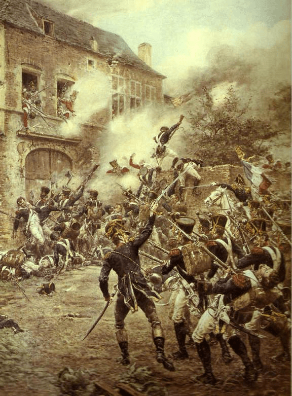 Assaut des troupes Françaises.